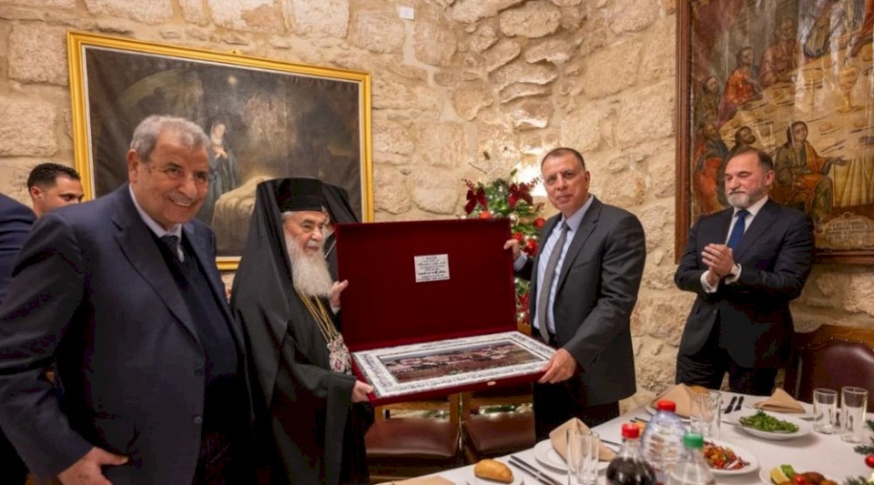 Jordan's Interior Minister Participates in Christmas Midnight Mass for Christian Communities Following the Eastern Calendar in Bethlehem