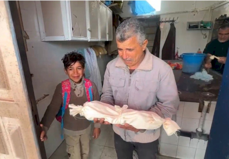 מות תינוק בן שבוע מקור בעזה