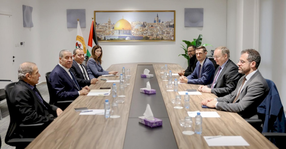 الشيخ يستعرض مع الاتحاد الأوروبي التطورات السياسية والاقتصادية الراهنة