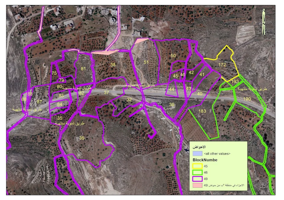 Occupation Issues Military Order to Remove Trees in Kafr Malik East of Ramallah