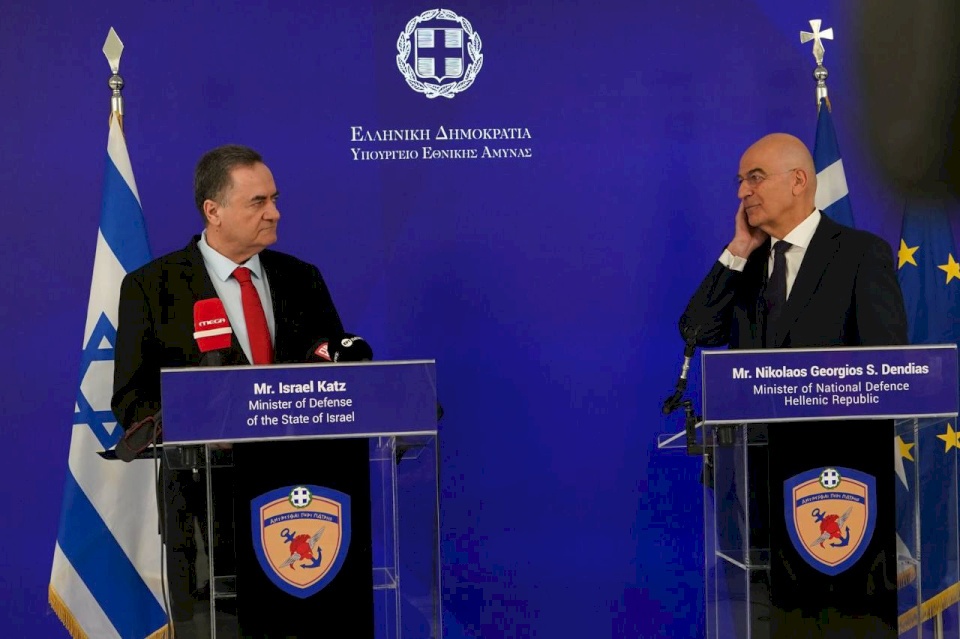 Katz: We Will Not Allow Military Presence That Threatens Regional Stability in Syria, Gaza, or the Aegean Sea