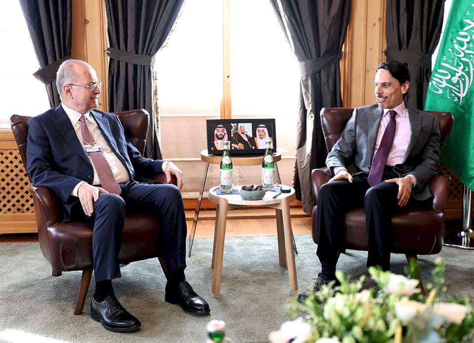 Mustafa Discusses Latest Developments and Coordination of Joint Positions with Saudi Foreign Minister