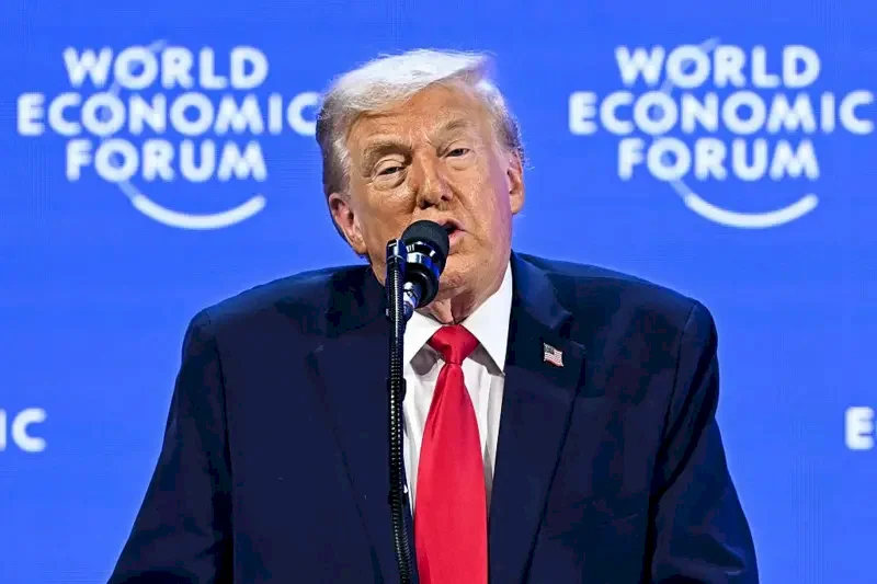 Trump Exploits Davos Forum to Renew His Threats and Accusations Against Various Countries Worldwide
