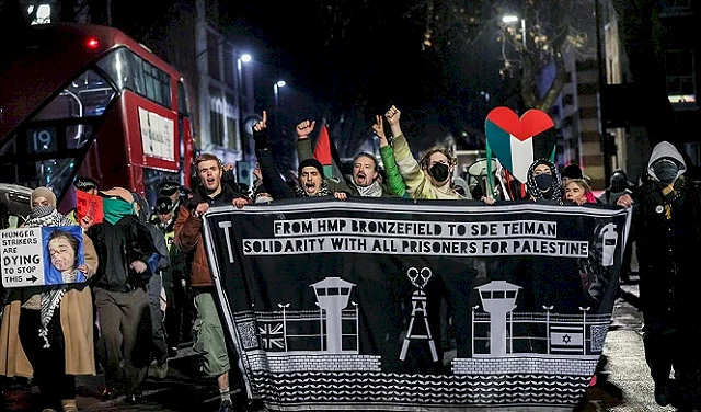 UK: Arrest of Protesters Supporting Hunger Striker from the 'Palestine Action' Movement
