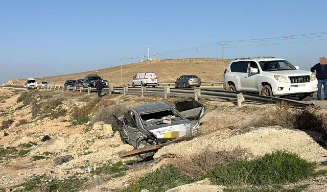 פציעה חמורה לצעיר בתאונת דרכים ברחוב 80 סמוך ליער ערארה