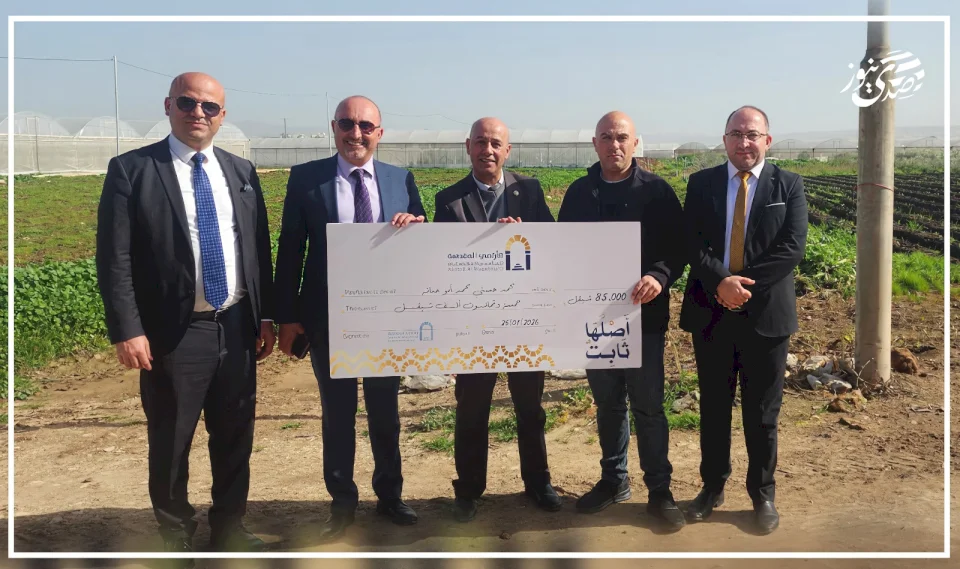 Holy Lands Takaful Insurance Company Compensates Farmer in Jenin After Newcastle Disease Affects Poultry Flock