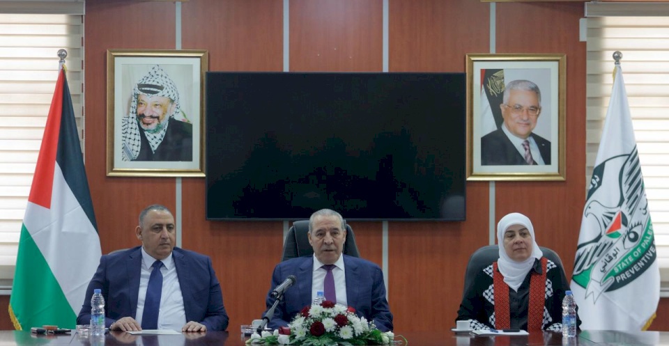 نائب الرئيس يزور جهاز الأمن الوقائي (صور)