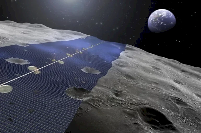 "حلقة لونا".. طوق شمسي حول القمر يعد بعصر جديد من الطاقة للأرض