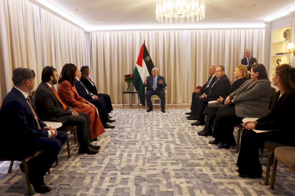 President Abbas Arrives in Norway on Official Visit