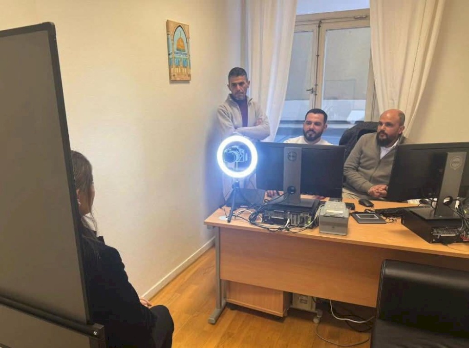 Extension des services biométriques à l'ambassade de l'État de Palestine en Suède