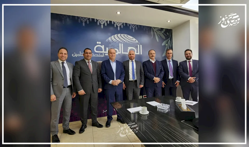 A Delegation from "Jawwal" Visits the United Global Insurance Company to Discuss Strengthening Cooperation and Developing Technological Services