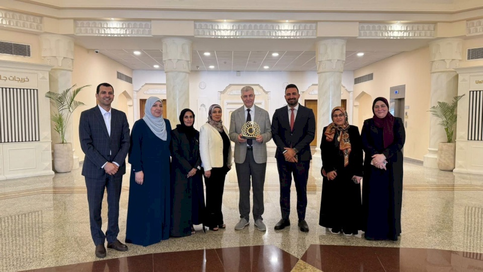 وفد من جامعة النجاح الوطنية يزور جامعة الشارقة ومركز الشيخة جواهر للدراسات الفلسطينية لتعزيز الشراكات الأكاديمية ‏والبحثية