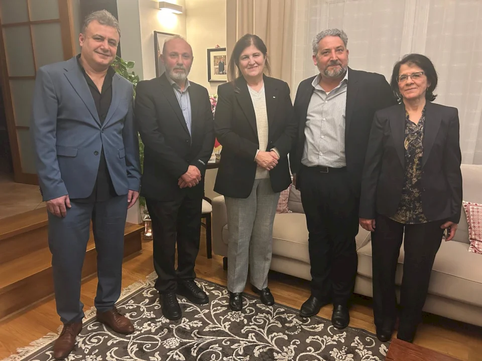 A Delegation from Fatah Movement in Poland Meets with the Palestinian Foreign Minister in the Capital Warsaw