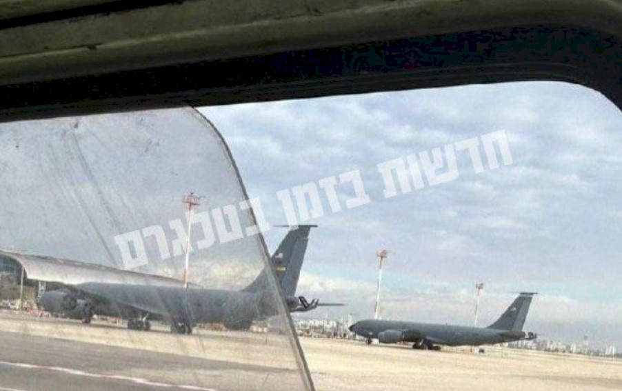וידאו: מטוסים אמריקאיים לתדלוק נוחתים בישראל