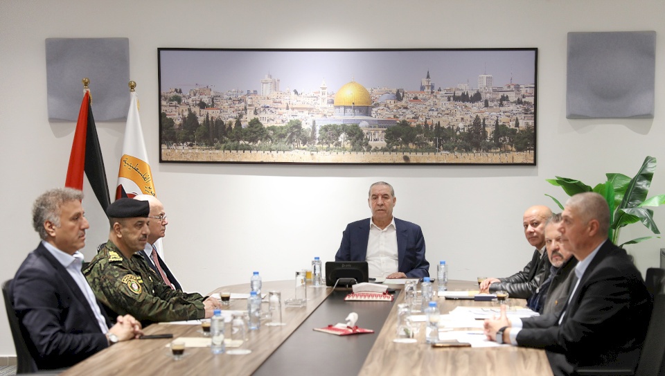 Supreme Committee for Follow-up on the Conditions of Palestinians in Lebanon Holds a Meeting in Ramallah