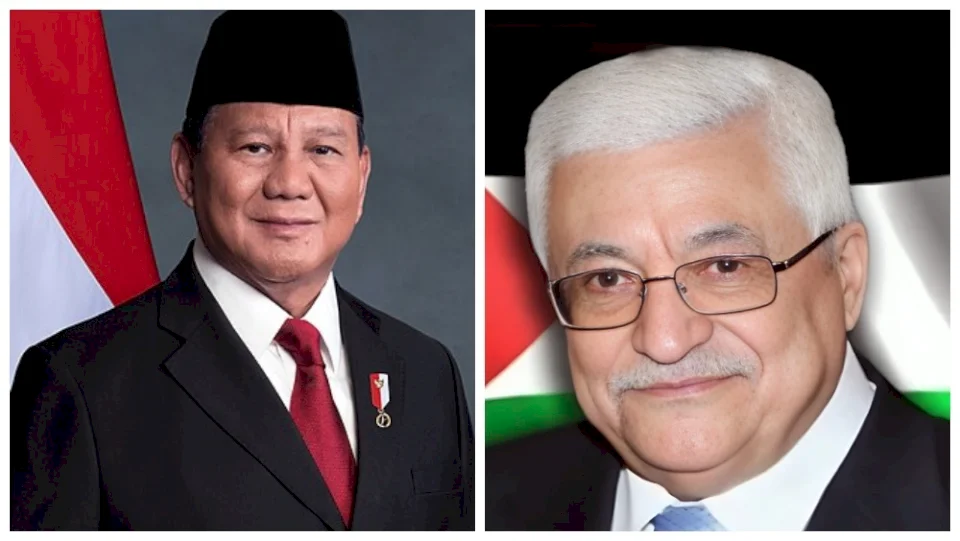 Le président Abbas discute avec son homologue indonésien des dernières actualités