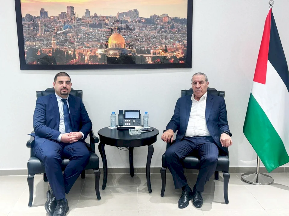 Sheikh Receives the Head of the Palestinian Bar Association
