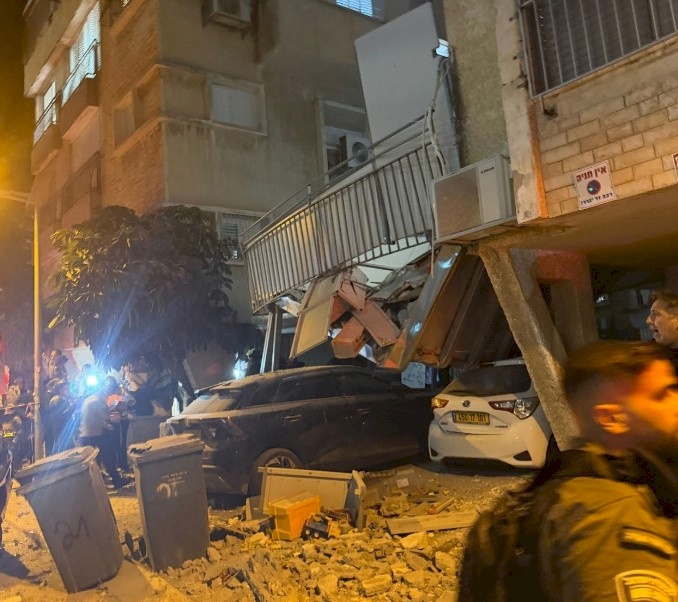 Video: Injuries and Damage from Iranian Shelling on Israel