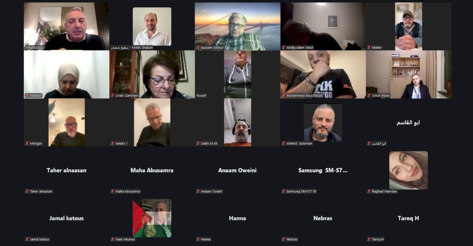 Palestinian Liberation Organization's Popular Federations in Sweden Discuss Enhancing Political Participation of the Palestinian Community with the Social Democratic Party