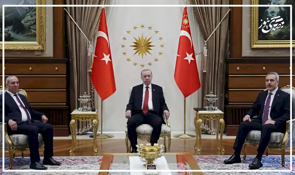 Palestinian Delegation Headed by Sheikh Meets Turkish President