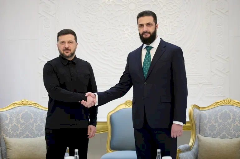 Zelensky in Syria for the First Time to Enhance Cooperation and Food Security