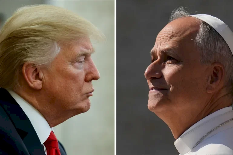 Confrontation sans précédent : Trump renouvelle son attaque contre le Pape du Vatican