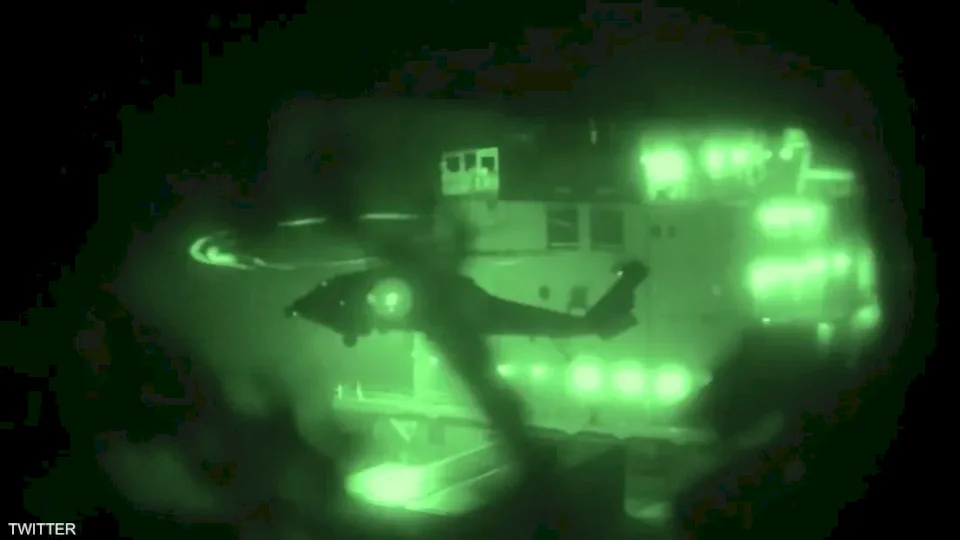 CENTCOM Releases Footage of the Seizure Operation on the Iranian Tosca ( Video) - Sada News Agency