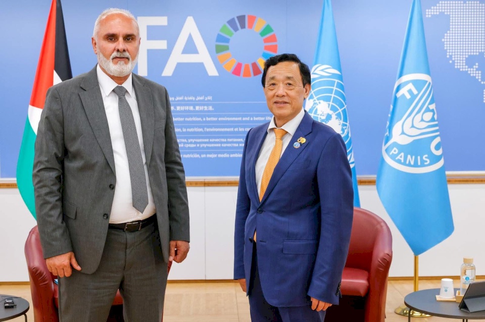 Palestine lors de la conférence de la FAO à Rome : Renforcer la résilience agricole et les partenariats internationaux