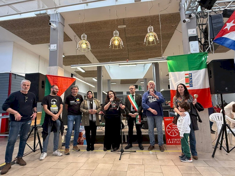 Fatah participe aux célébrations de la ville de Colleferro à l'occasion de la fête de la libération de l'Italie du fascisme