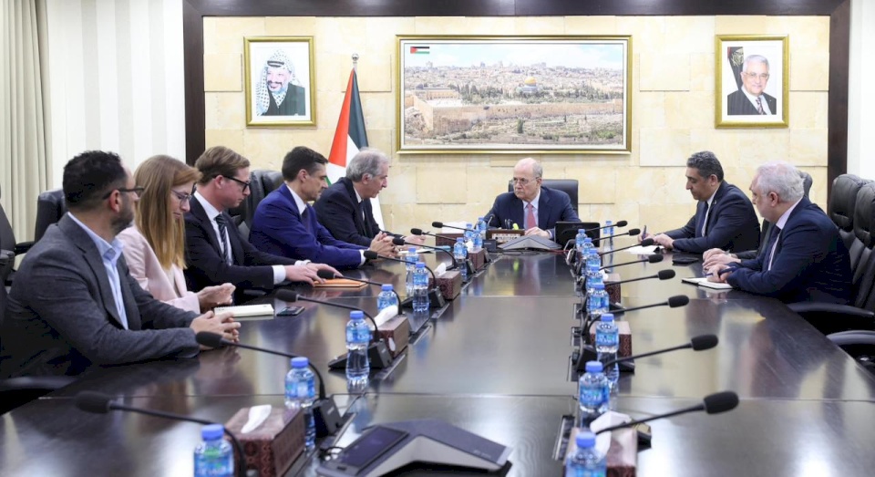 مصطفى يدعو الاتحاد الأوروبي لمزيد من الدعم السياسي والمالي لتعزيز صمود الشعب الفلسطيني 