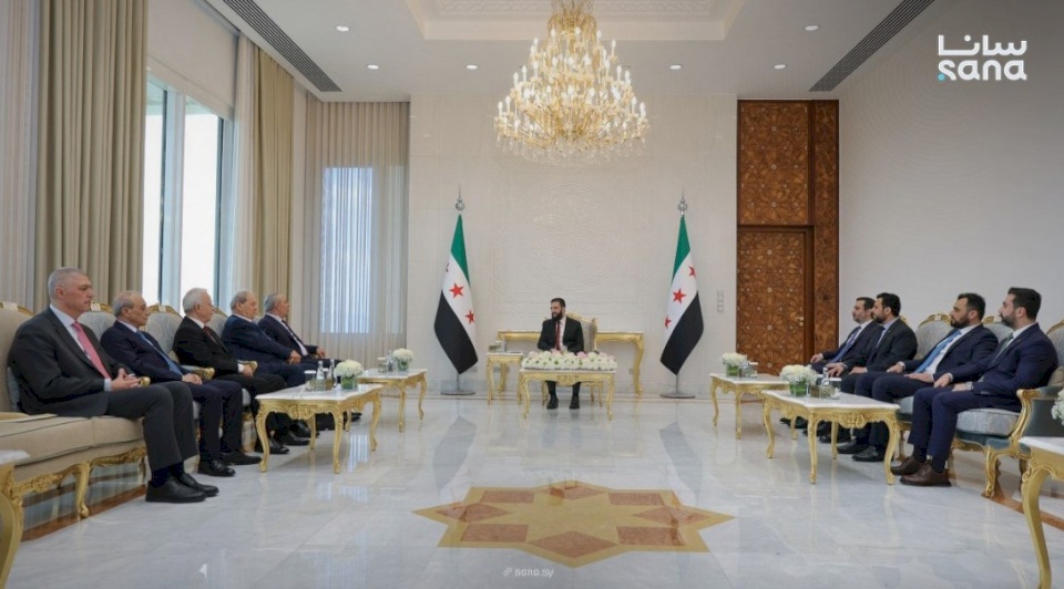 Al-Chaar reçoit une délégation palestinienne dirigée par le cheikh