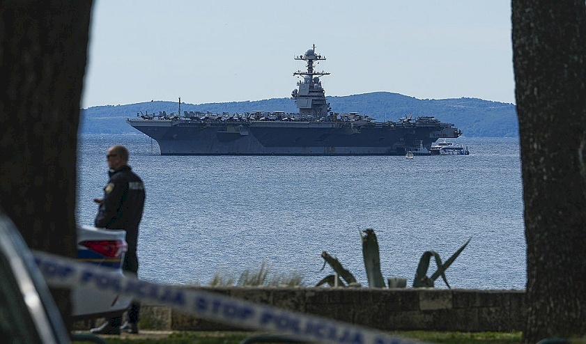 US Aircraft Carrier "Gerald Ford" Leaves the Middle East