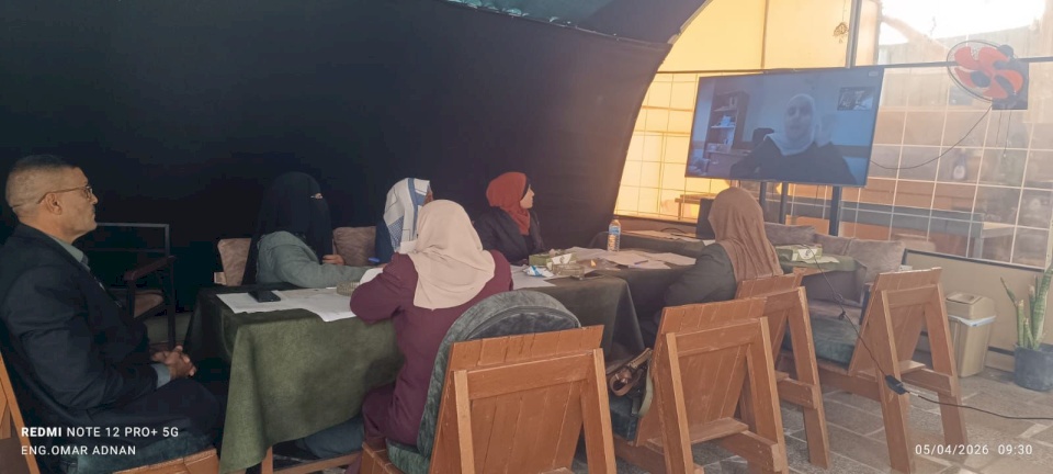 הלשכה הפלסטינית המרכזית מתחילה בהכשרה והדרכת כוח האדם העובד על ביצוע סקר כוח אדם בעזה