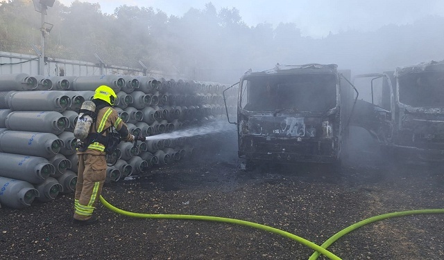 Daliat al-Karmel : Enquête sur l'incendie de camions et de réservoirs de gaz