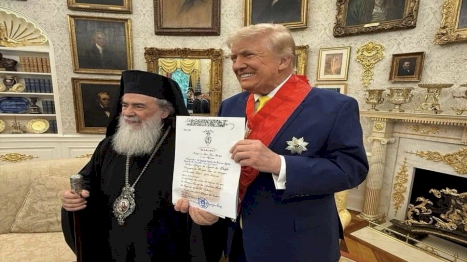 Patriarch of Jerusalem Discusses Restrictions on Religious Practices in Jerusalem During Meeting with Trump