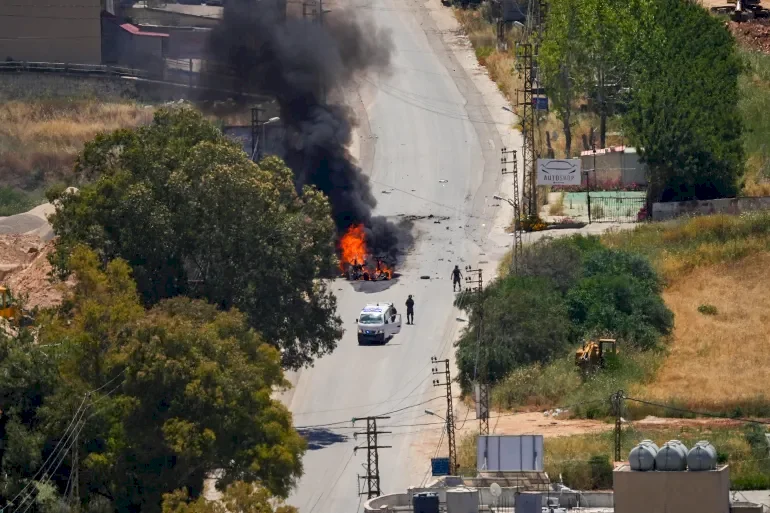 הצבא הישראלי תוקף את פרברי דרום ביירות
