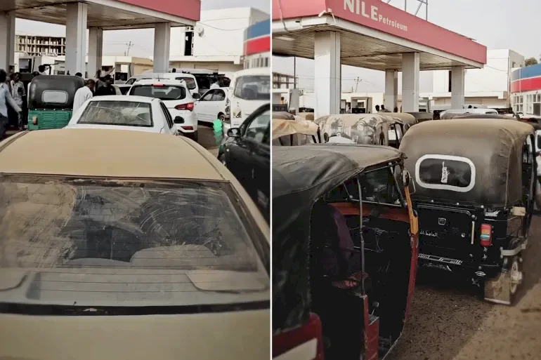 غالون البنزين بـ 30 ألف جنيه.. أزمة الوقود تخنق العاصمة السودانية