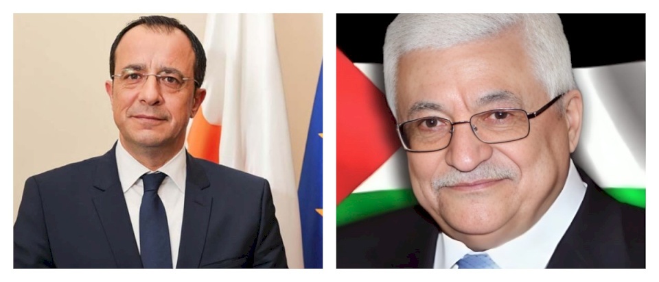 اتصال هاتفي بين الرئيس عباس ونظيره القبرصي يبحث تطورات الأوضاع بالأراضي الفلسطينية