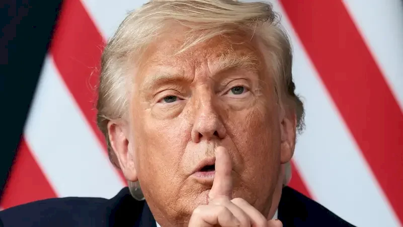 Trump speaks about a meeting with Iran in Doha on Tuesday, while Tehran denies it