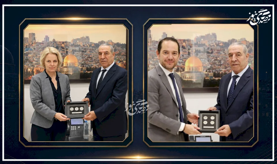 الشيخ يستقبل القنصل العام الفرنسي وممثلة الكونفدرالية السويسرية في لقائين وداعيين