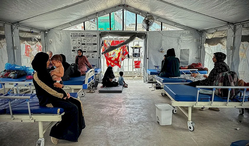 עזה: יותר מ-9,000 מקרים של מחלות עור מידבקות תוך שבועיים