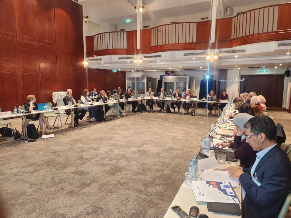 Abu Harb Heads the Palestinian Delegation Participating in the Final Conference of the MedStat Program in Vienna