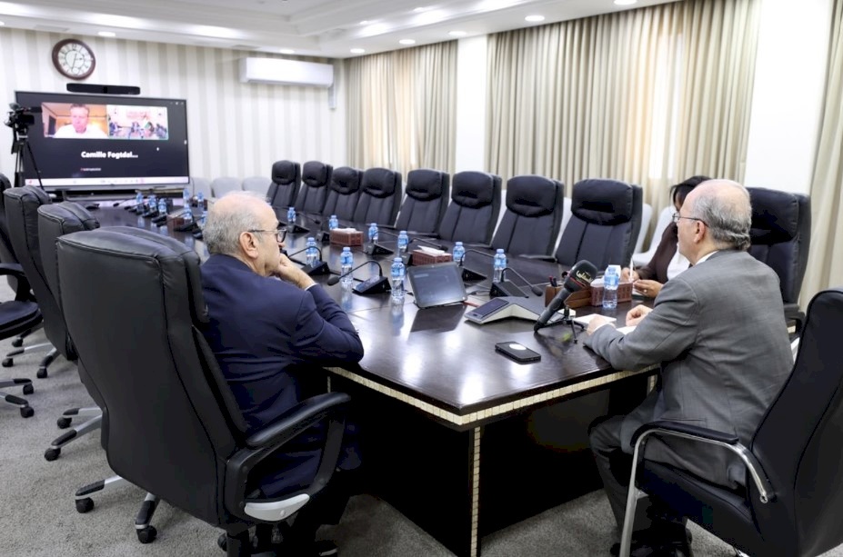 Mustafa discute avec Fletcher des conditions humanitaires à Gaza et des programmes de réhabilitation précoce