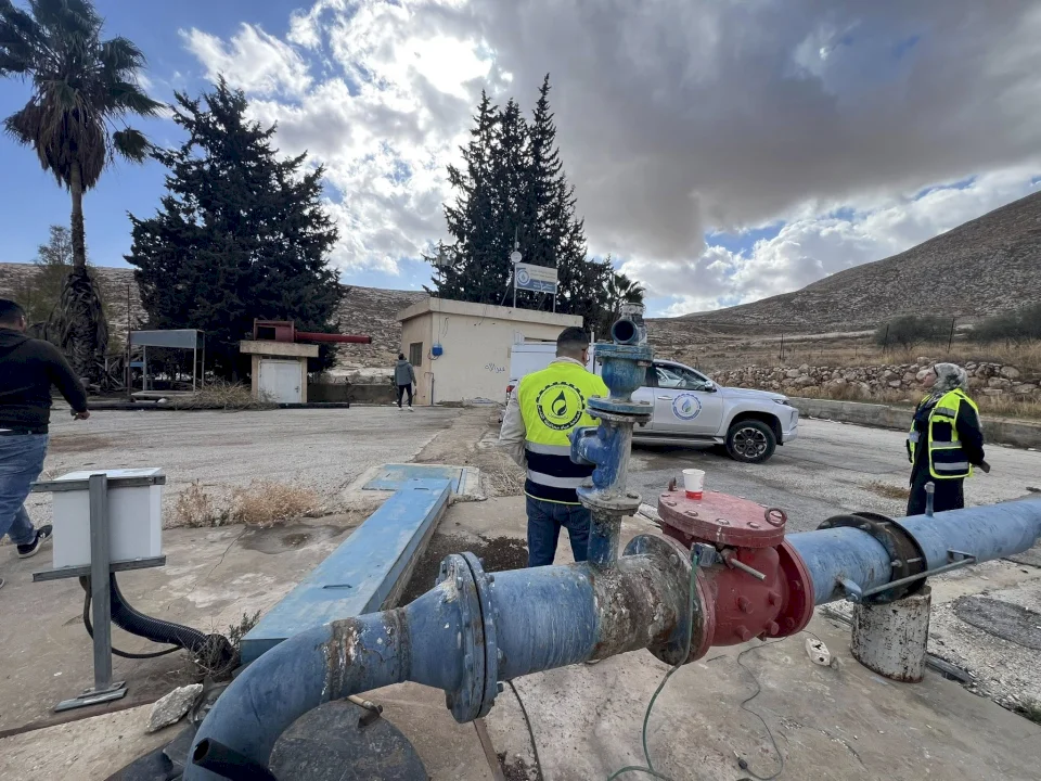 Temporary halt of water pumping from Ain Samiya wells after new settler attack
