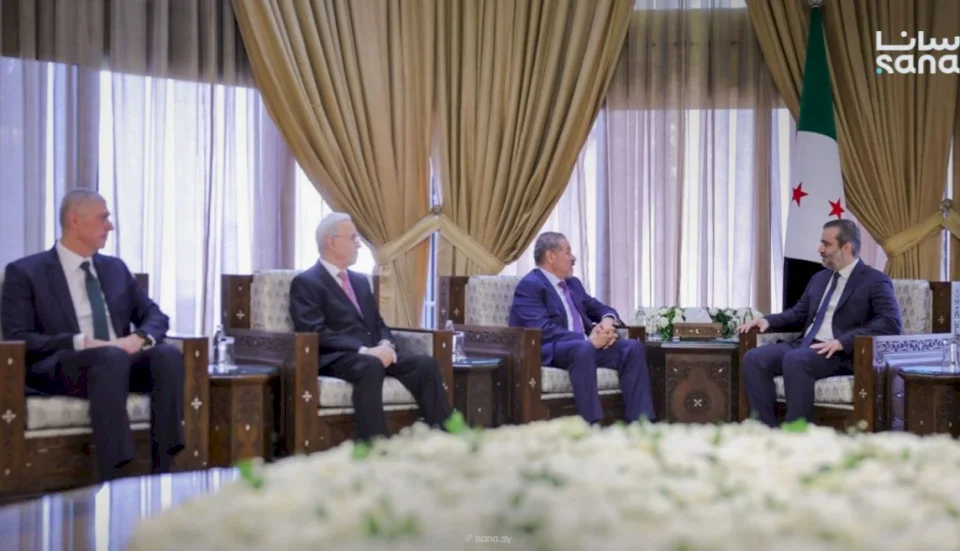 Syrian Foreign Minister Meets with Yasser Abbas in Damascus
