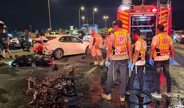 מוות של צעיר מקאלנסווה ופציעה של שניים בתאונת דרכים