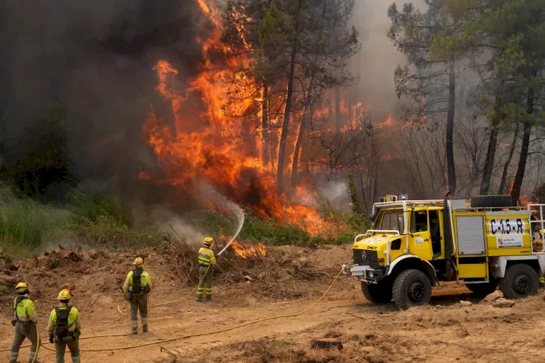 Raging Fires and a Hurricane.. Simultaneous Disasters Displace Hundreds of Thousands Across 4 Continents